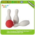 3D Rugby Shaped Eraser, Wholesale speelgoed gift gum